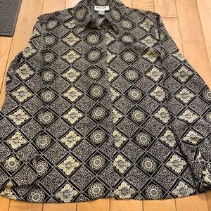 Vintage Milano Celestial Print Blouse